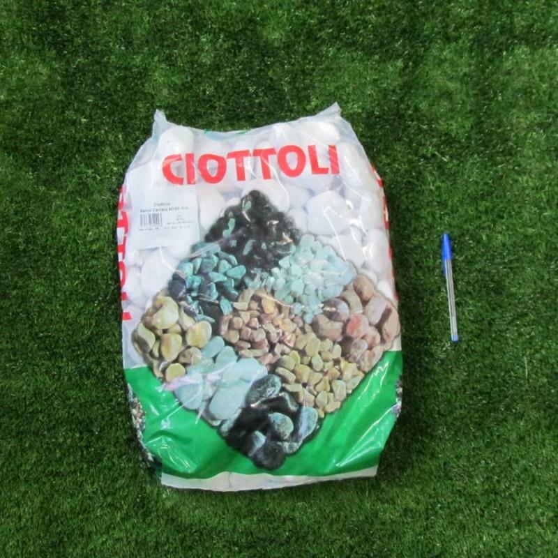 Ciotolo Bianco Carrara 4-6 cm. in confezione da Kg. 25 - immagine 2