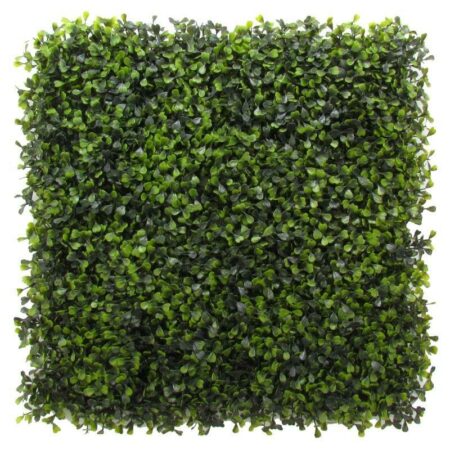 Siepe Artificiale BOXWOOD cm 100x100 in mattonelle