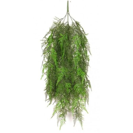 Asparagus Felce artificiale Cespuglio cadente in PVC resistente ai raggi UV
