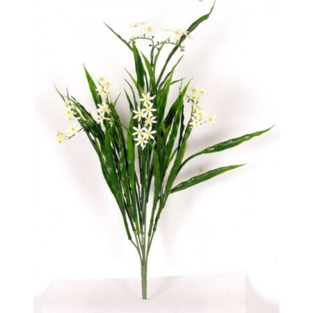 Narcissus Cespuglio con Fiori Bianchi Cm 44 Resistente ai raggi UV