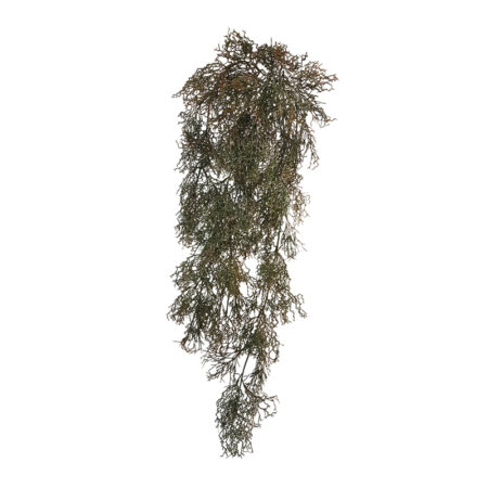 Tillandsia Garland, cespuglio artificiale verde scuro, cm. 76 - Resistente ai Raggi UV