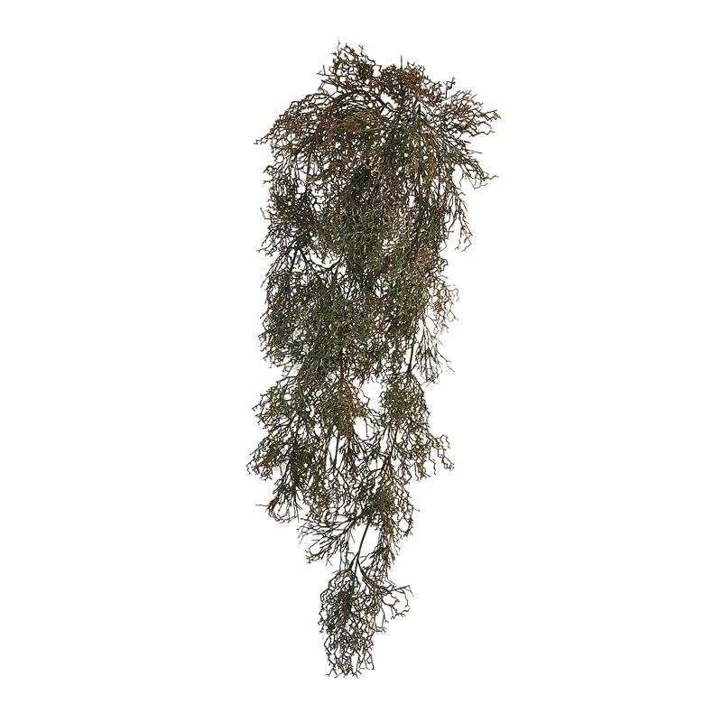 Tillandsia Garland, cespuglio artificiale verde scuro, cm. 76 - Resistente ai Raggi UV