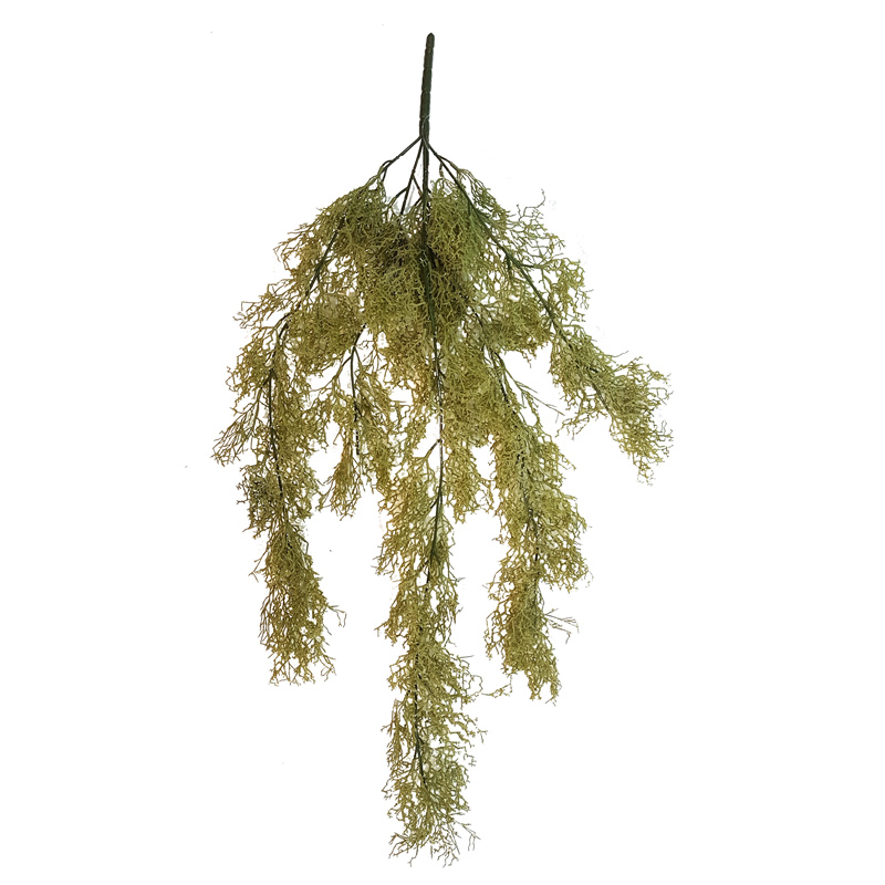 Tillandsia Garland, cespuglio artificiale verde chiaro, cm. 76 - Resistente ai raggi UV