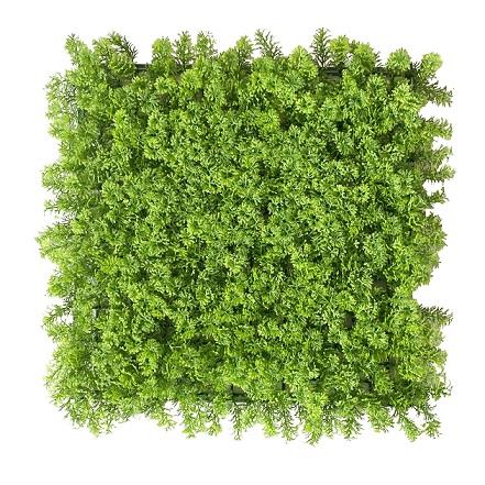 Pannello Lichene Artificiale 100x100cm Verde Chiaro